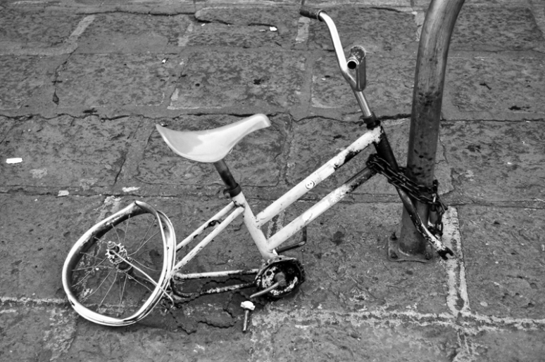 Remains of a bike